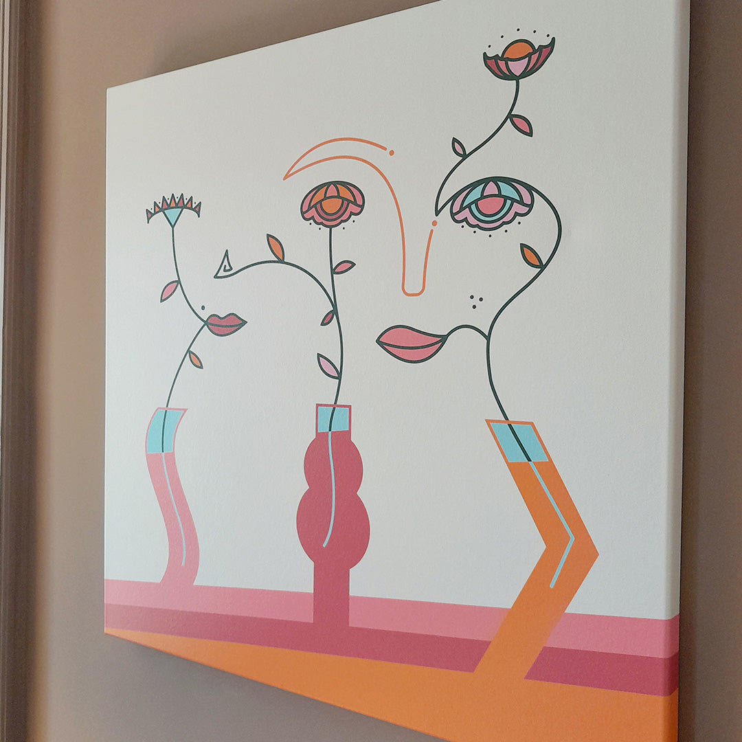 Tableaux n°5 - 80 x 80 cm