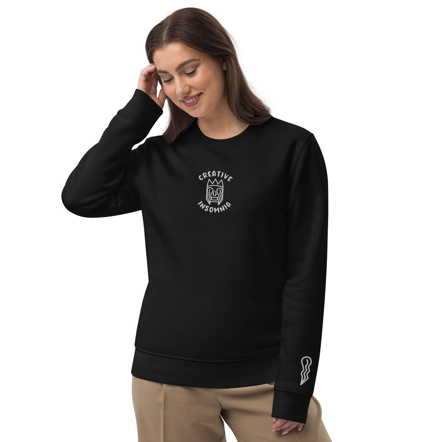 Sweatshirt - brodé centre