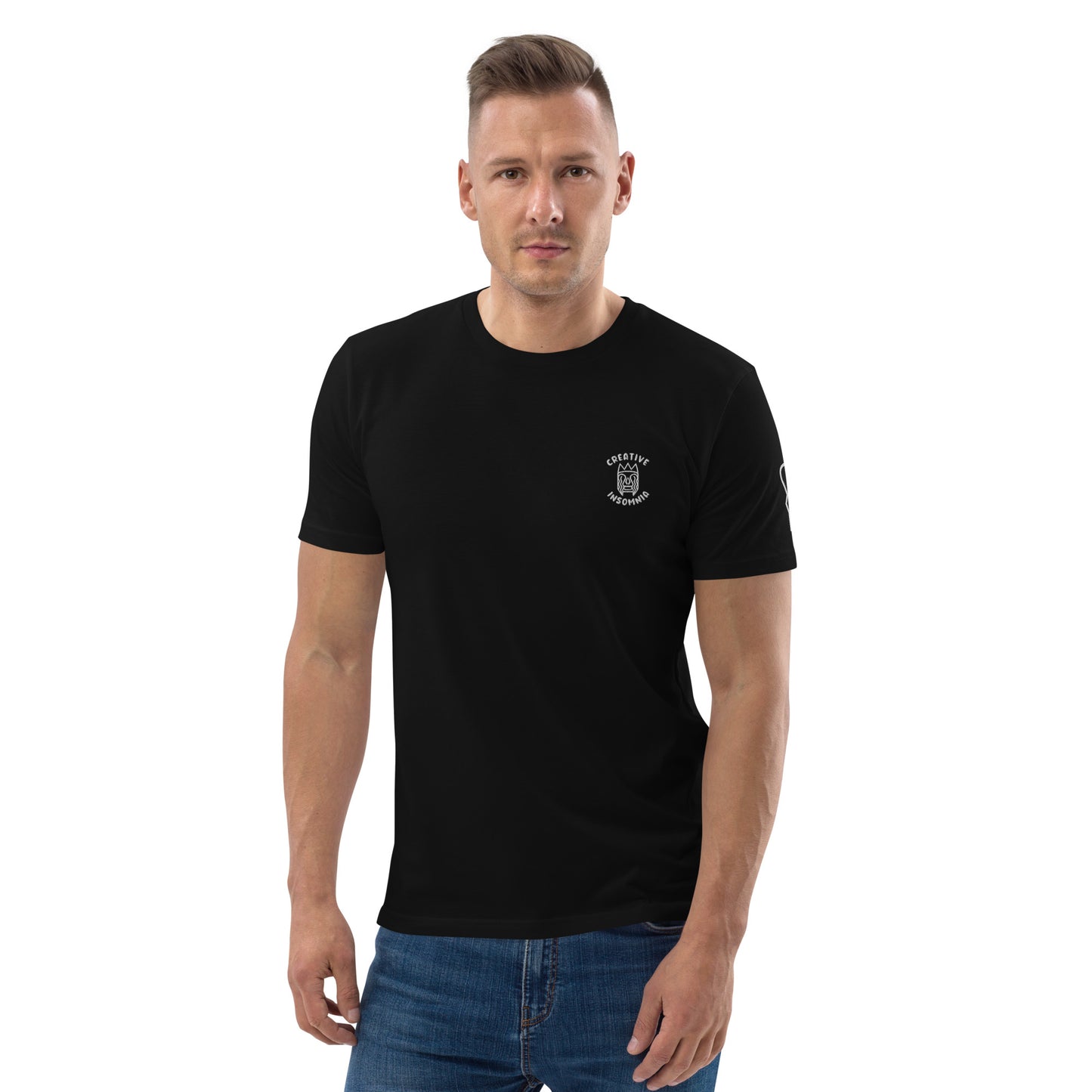 T-shirt - brodé poitrine