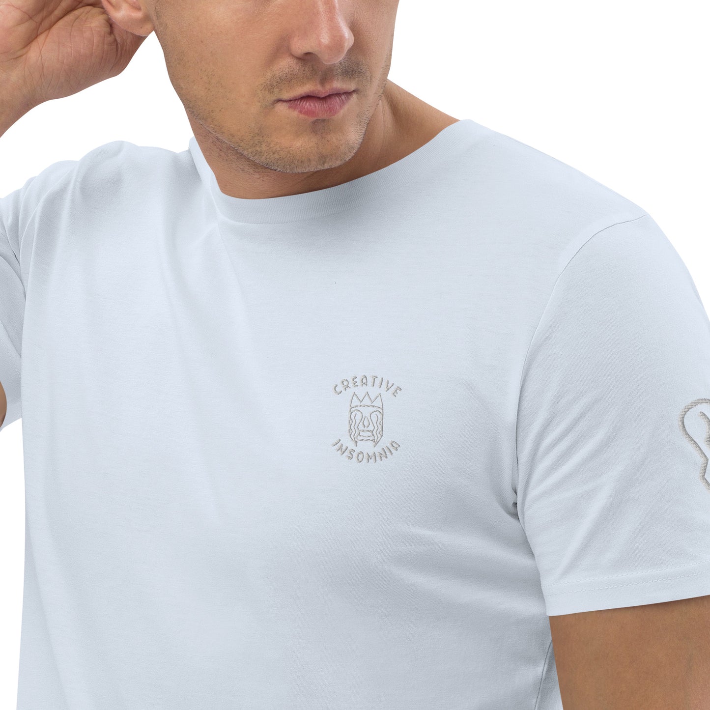 T-shirt - brodé poitrine